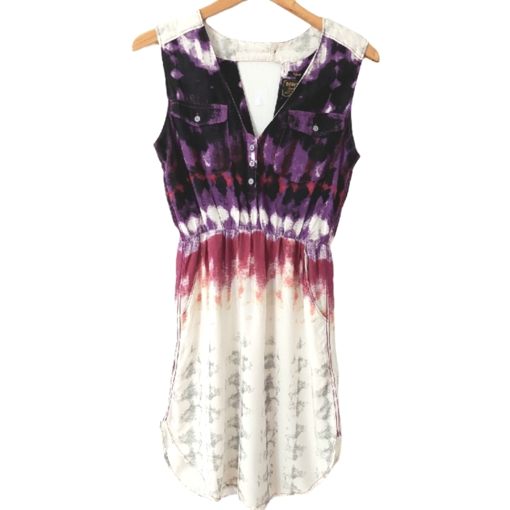 Burton Turnstone Dress Ombre Tie Dye Print - Size S